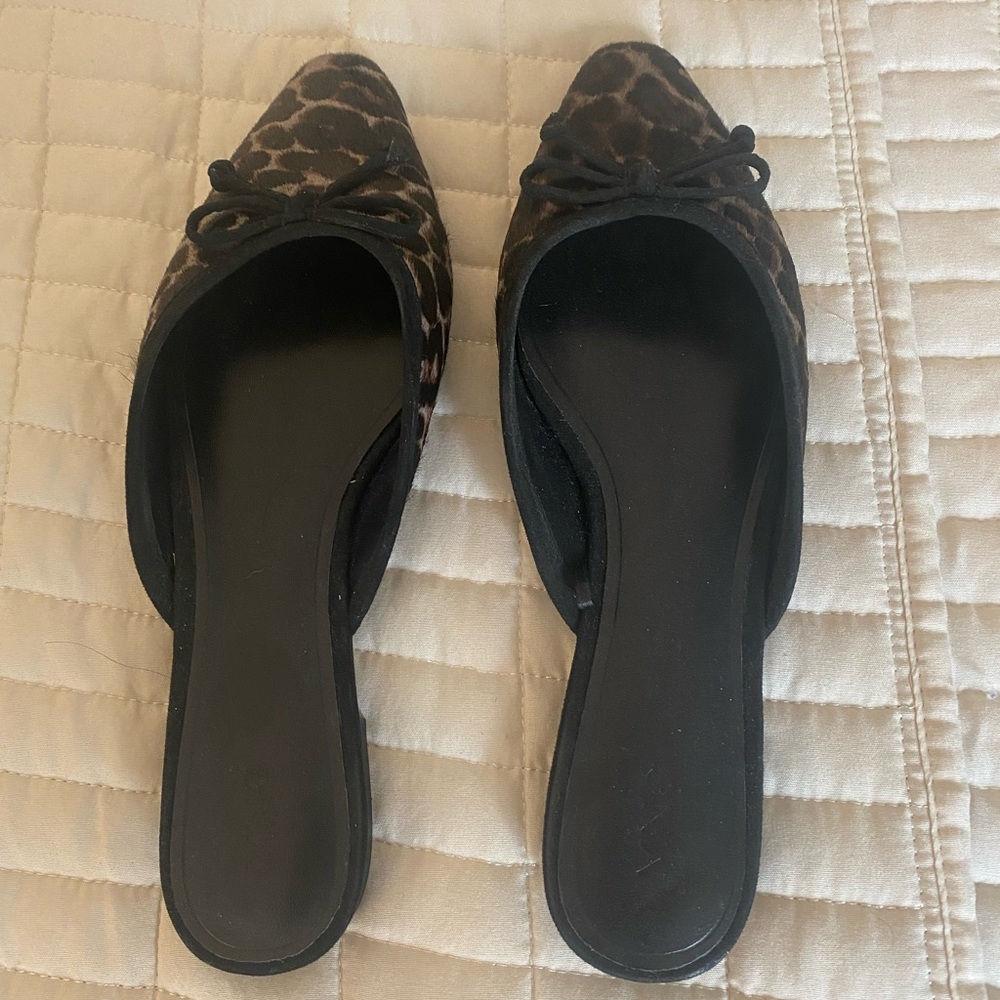 MANGO | Leopard Mules